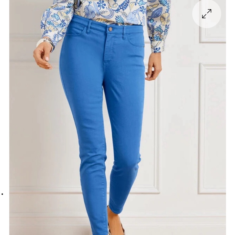 NWT Talbots Curvy Fit Jeggings Cobalt Blue Size 2